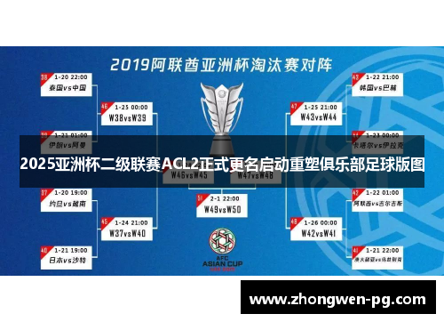 2025亚洲杯二级联赛ACL2正式更名启动重塑俱乐部足球版图 2025亚洲杯二级联赛ACL2正式更名启动重塑俱乐部足球版图